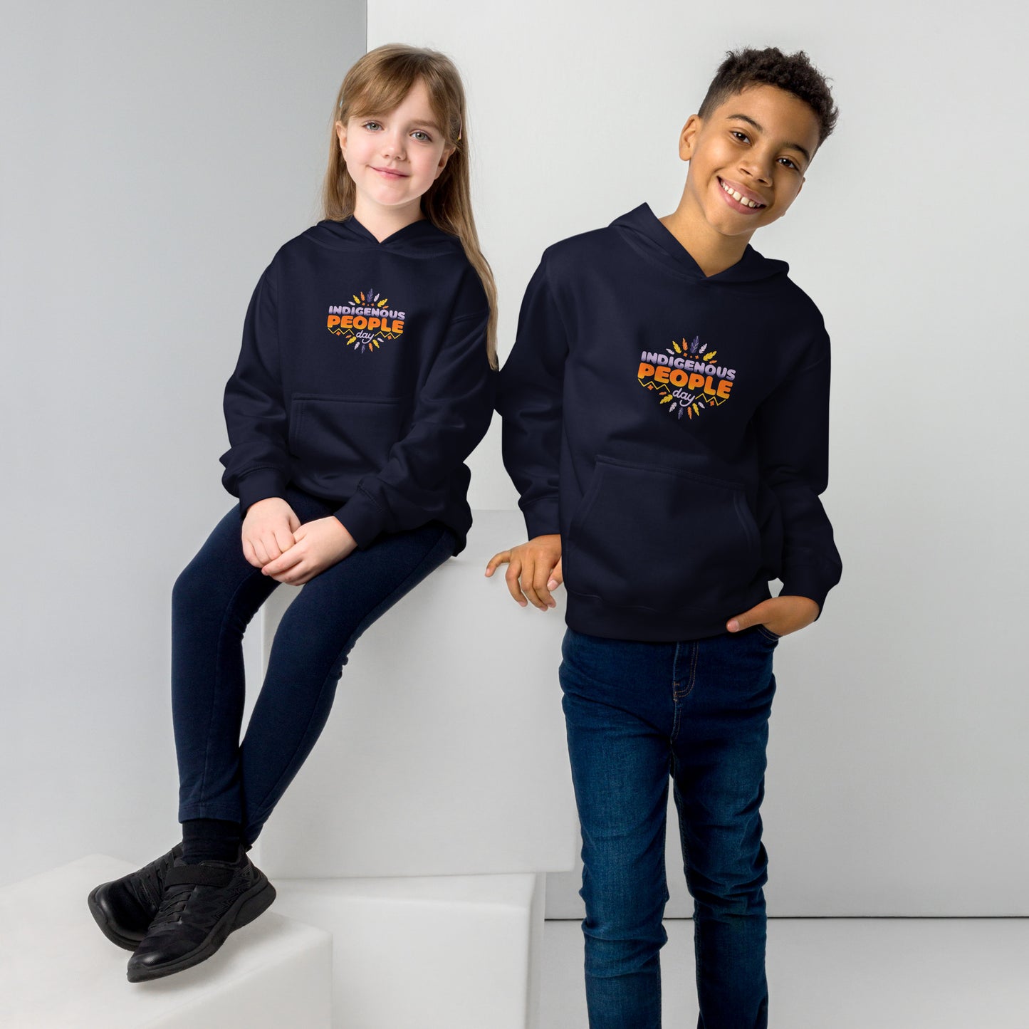 Indigenous People Day Kids fleece hoodie