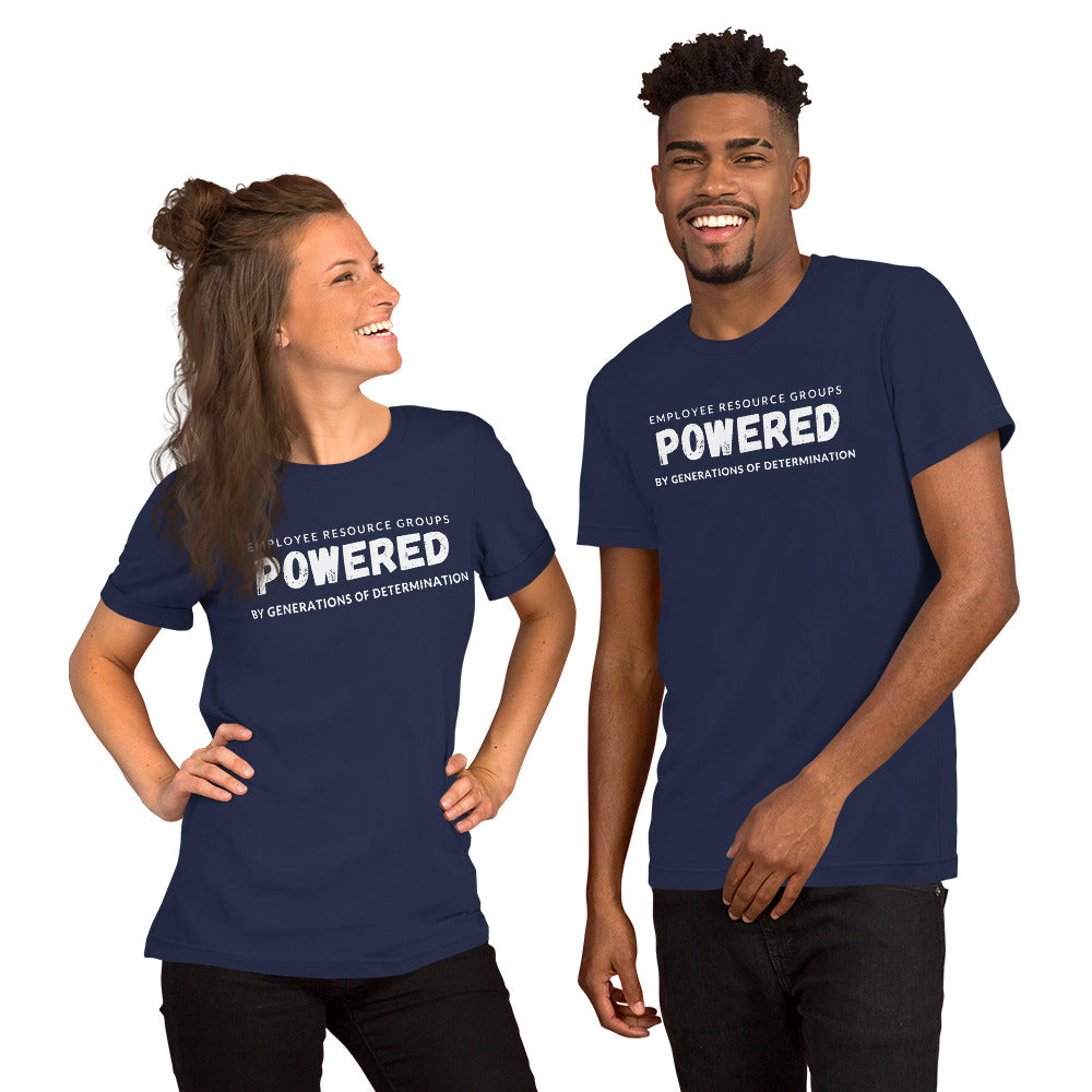 Unisex t shirt Employee Resource Groups Powered by Generations