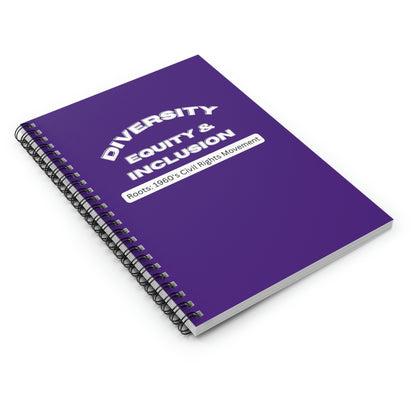 Diversity Equity & Inclusion Spiral Notebook - Ruled Line