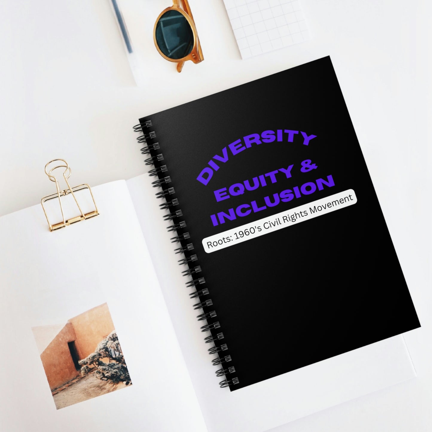 Diversity Equity & Inclusion Spiral Notebook - Ruled Line