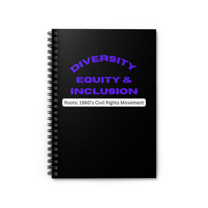 Diversity Equity & Inclusion Spiral Notebook - Ruled Line