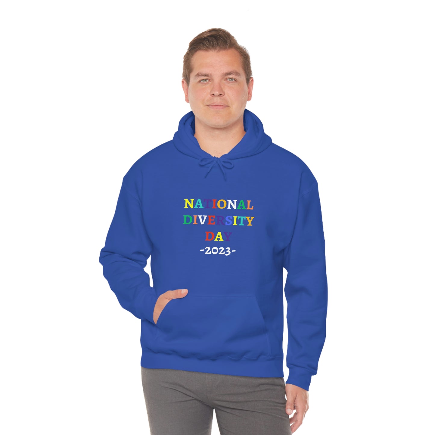 National Diversity Day 2023 Unisex Heavy Blend™ Hooded Sweatshirt