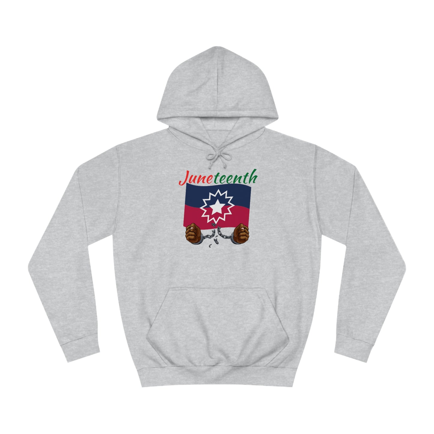 Juneteenth Breaking the Chains Unisex College Hoodie