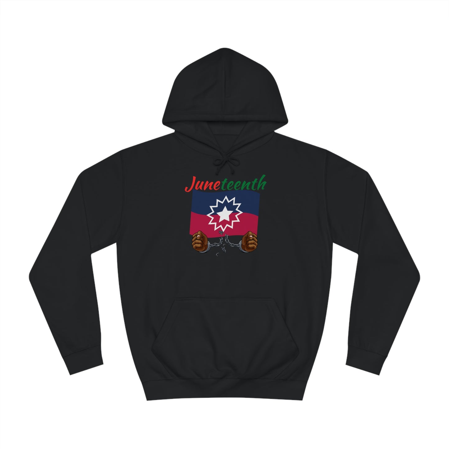 Juneteenth Breaking the Chains Unisex College Hoodie