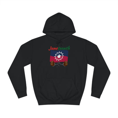 Juneteenth Breaking the Chains Unisex College Hoodie