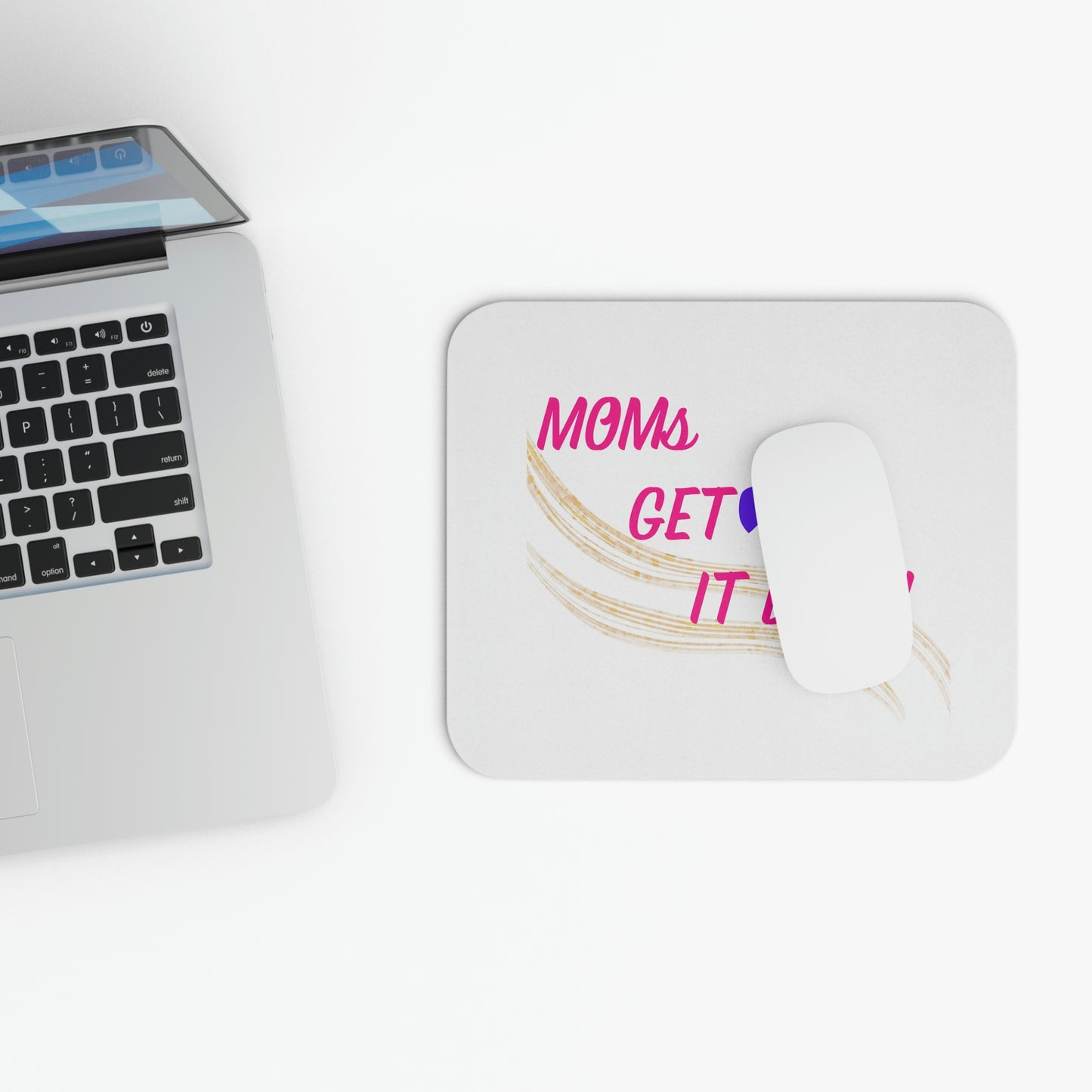 Moms Get It Done Mouse Pad (Rectangle)