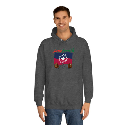 Juneteenth Breaking the Chains Unisex College Hoodie