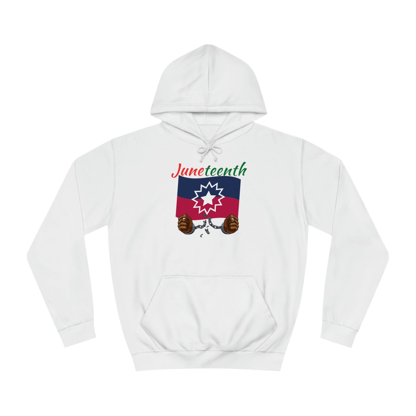 Juneteenth Breaking the Chains Unisex College Hoodie