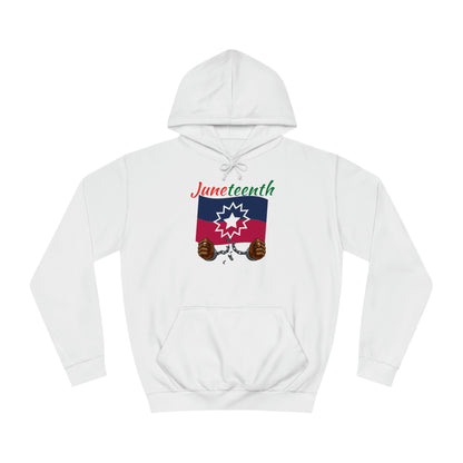 Juneteenth Breaking the Chains Unisex College Hoodie